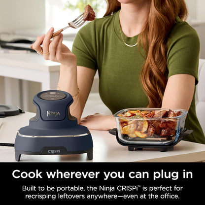 Ninja Crispi Air Fryer, 4 QT Cooking System with 6-Cup Glass Containers