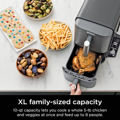 Ninja SL401 DoubleStack XL Air Fryer, 10 QT, 6-in-1